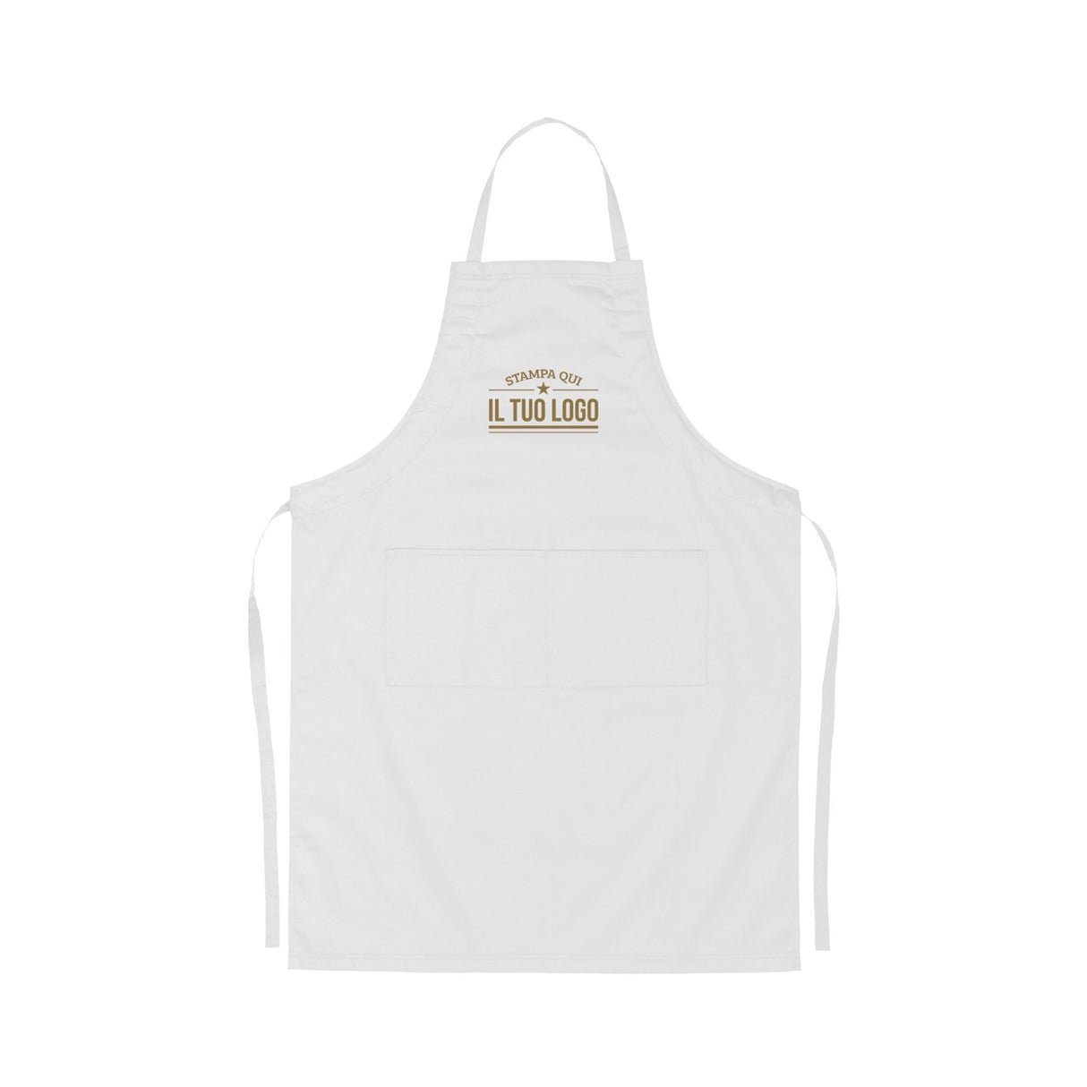 Grembiule Lungo con Tasche Personalizzabile