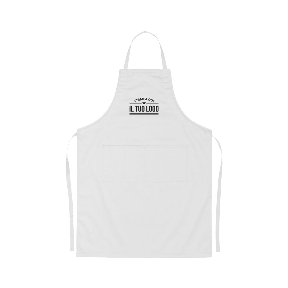 Grembiule Lungo con Tasche Personalizzabile