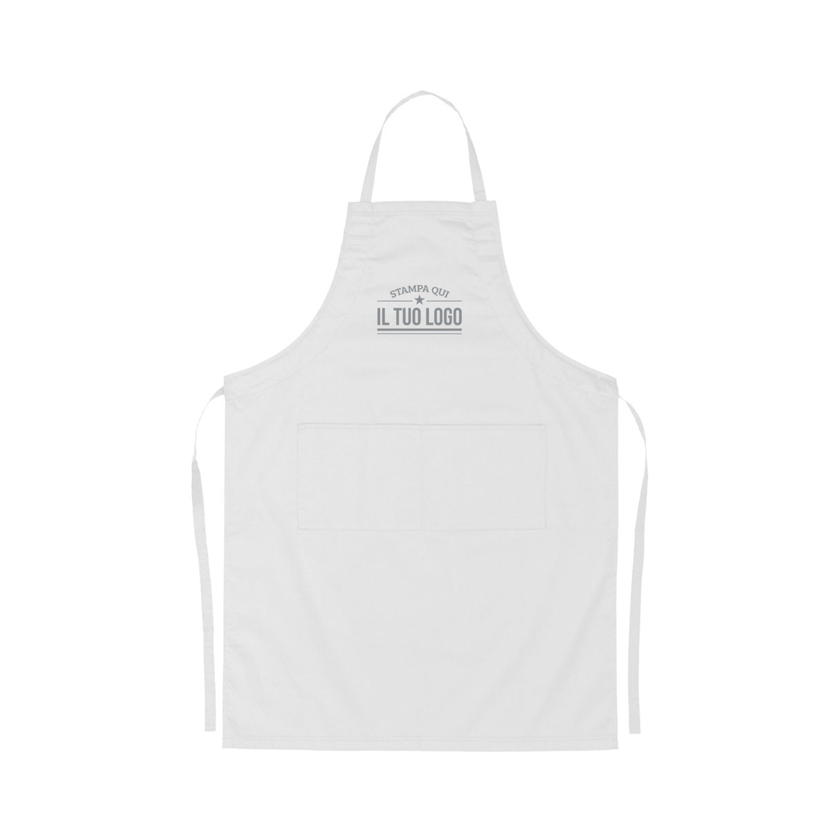Grembiule Lungo con Tasche Personalizzabile