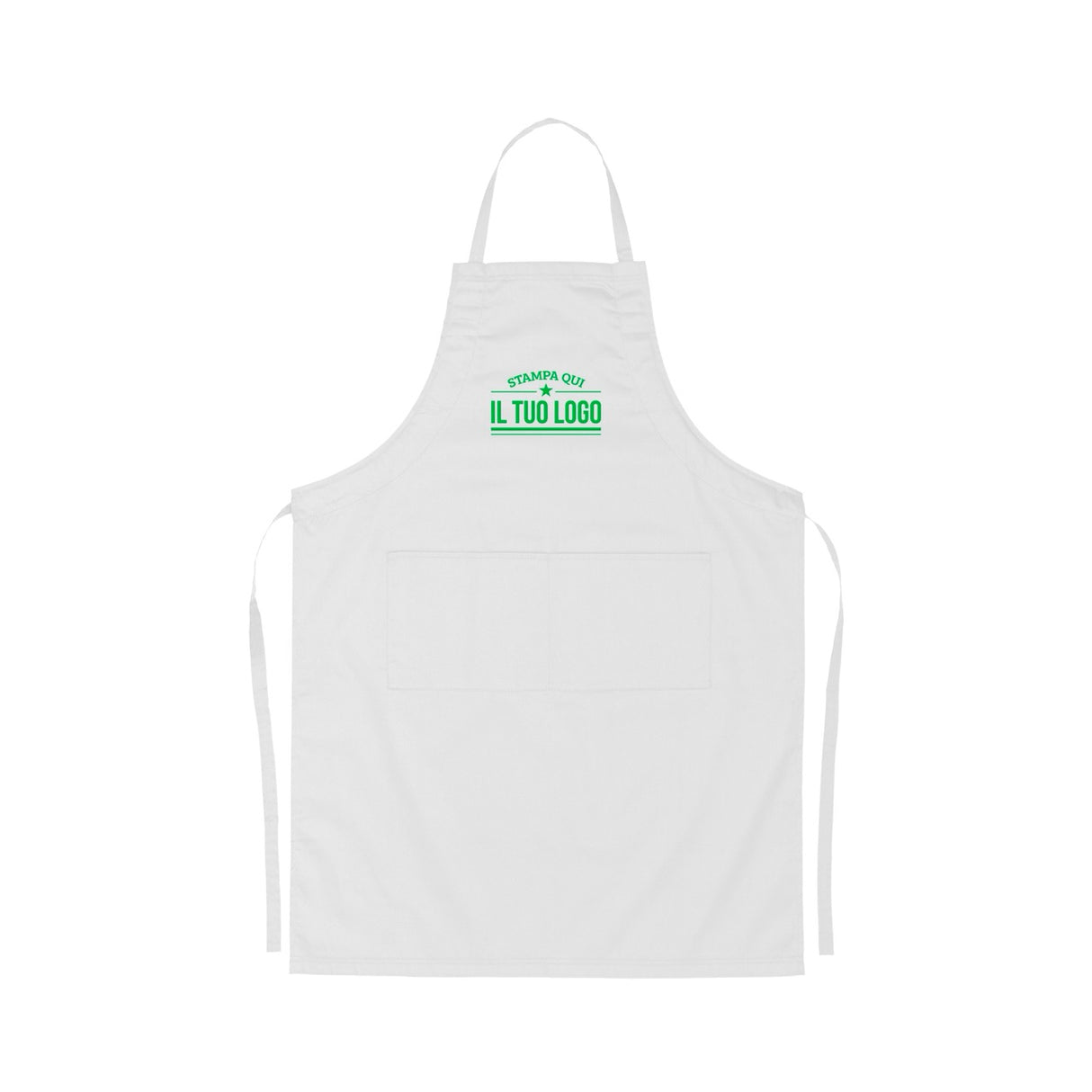 Grembiule Lungo con Tasche Personalizzabile