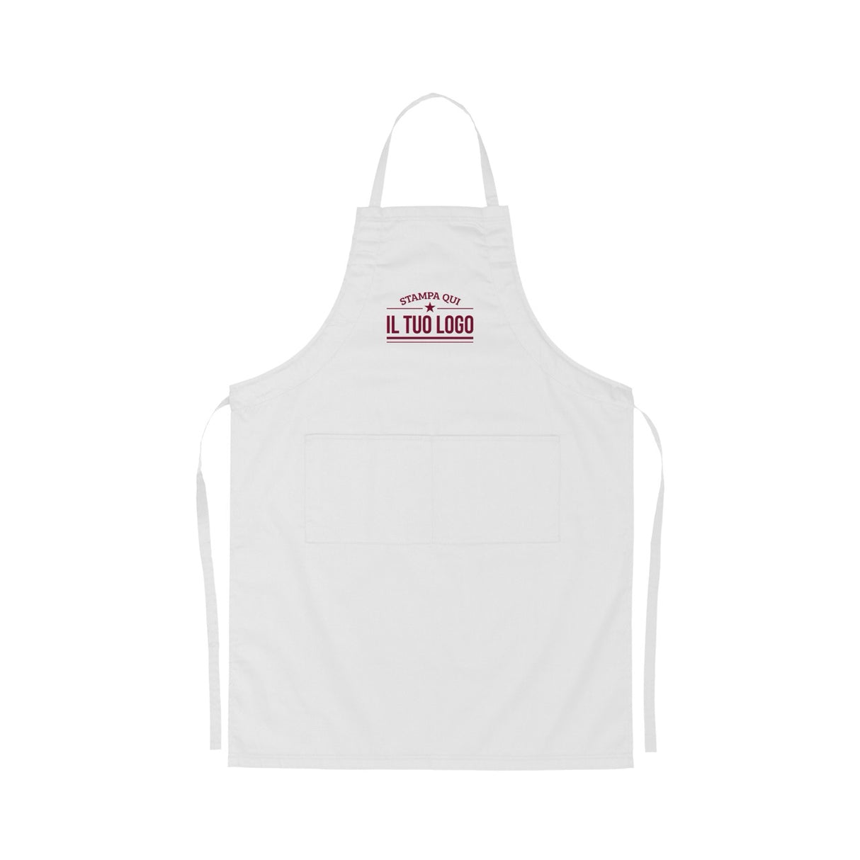 Grembiule Lungo con Tasche Personalizzabile