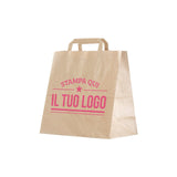 Shopper Fondo Largo maniglia piattina Personalizzabile