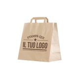 Shopper Fondo Largo maniglia piattina Personalizzabile