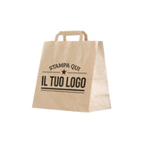 Shopper Fondo Largo maniglia piattina Personalizzabile
