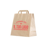 Shopper Fondo Largo maniglia piattina Personalizzabile
