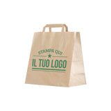 Shopper Fondo Largo maniglia piattina Personalizzabile