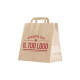 Shopper Fondo Largo maniglia piattina Personalizzabile
