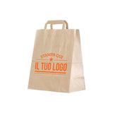 Shopper Fondo Largo maniglia piattina Personalizzabile