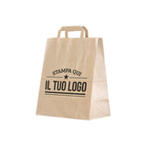 Shopper Fondo Largo maniglia piattina Personalizzabile