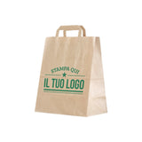 Shopper Fondo Largo maniglia piattina Personalizzabile