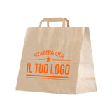 Shopper Fondo Largo maniglia piattina Personalizzabile