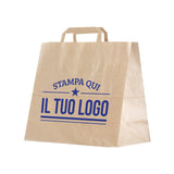 Shopper Fondo Largo maniglia piattina Personalizzabile