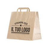 Shopper Fondo Largo maniglia piattina Personalizzabile