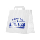 Shopper Fondo Largo maniglia piattina Personalizzabile