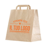 Shopper Fondo Largo maniglia piattina Personalizzabile