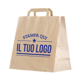 Shopper Fondo Largo maniglia piattina Personalizzabile