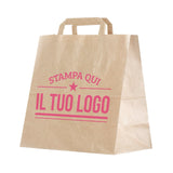 Shopper Fondo Largo maniglia piattina Personalizzabile
