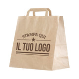 Shopper Fondo Largo maniglia piattina Personalizzabile