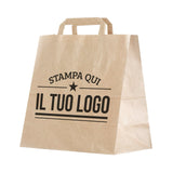 Shopper Fondo Largo maniglia piattina Personalizzabile