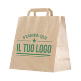 Shopper Fondo Largo maniglia piattina Personalizzabile