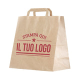 Shopper Fondo Largo maniglia piattina Personalizzabile