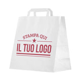 Shopper Fondo Largo maniglia piattina Personalizzabile