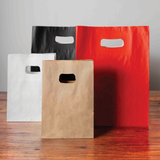 Shopper Carta Kraft Easy con Manico a Fagiolo
