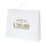 Shopper Royal Nebbia Personnalisable avec Cordon Coton rigide