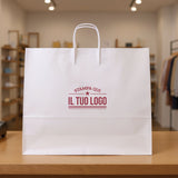 Shopper Royal Nebbia Personnalisable avec Cordon Coton rigide