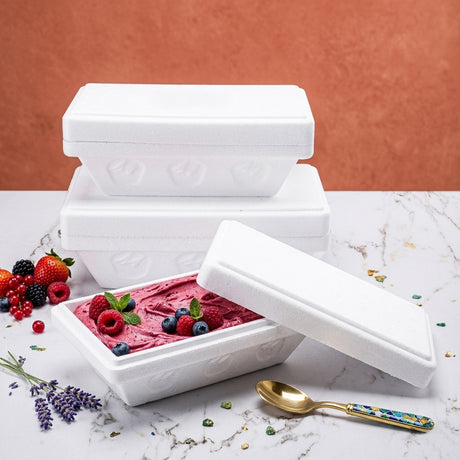 Vaschetta Gelato in Polistirolo con Velina