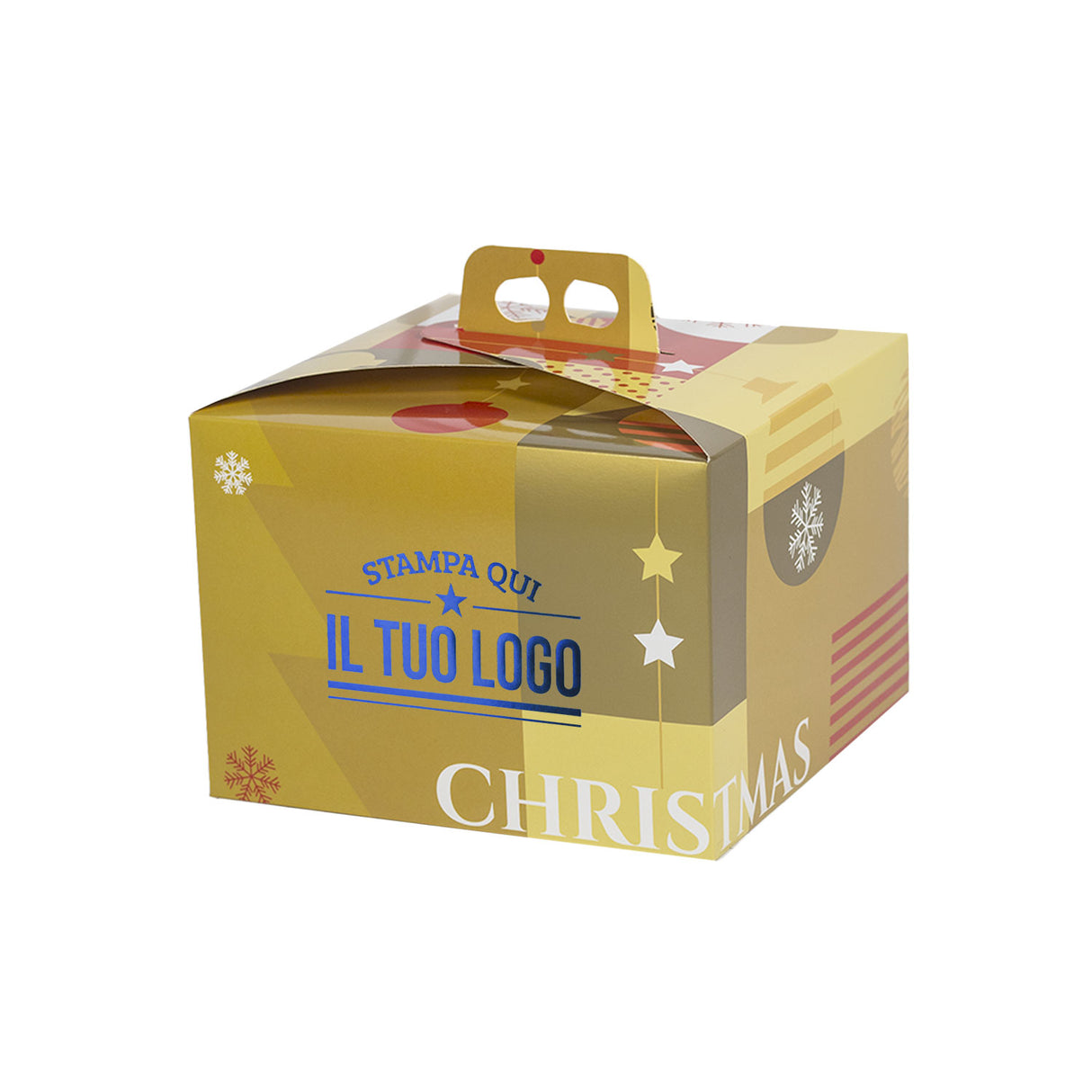 Scatole Panettone Merry Christmas Personalizzabili