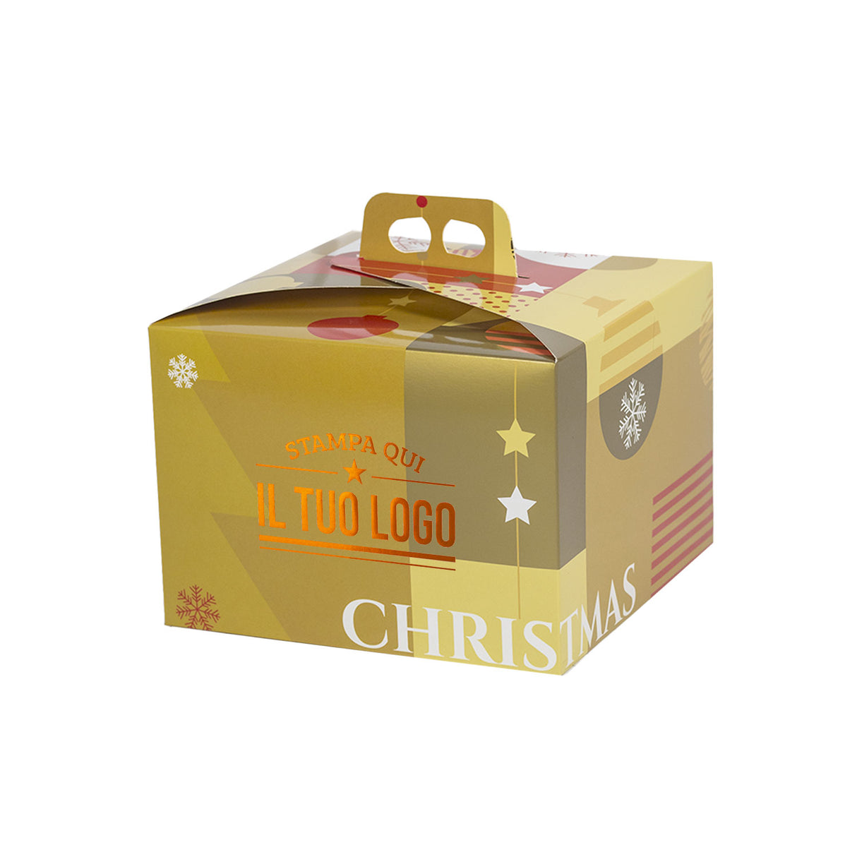Scatole Panettone Merry Christmas Personalizzabili