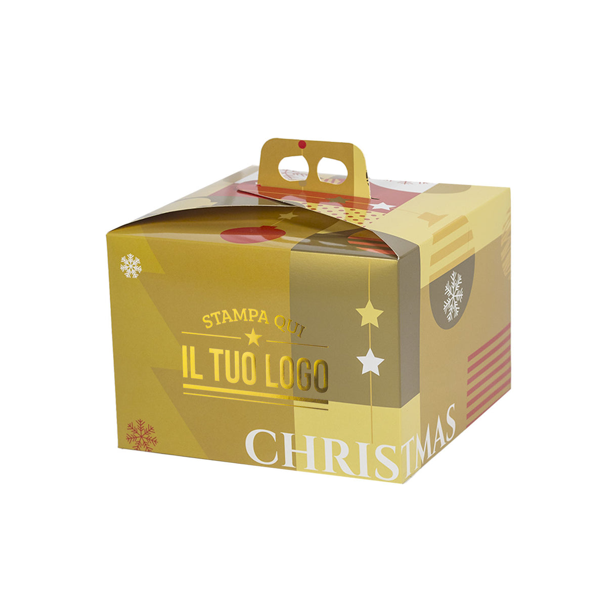 Scatole Panettone Merry Christmas Personalizzabili