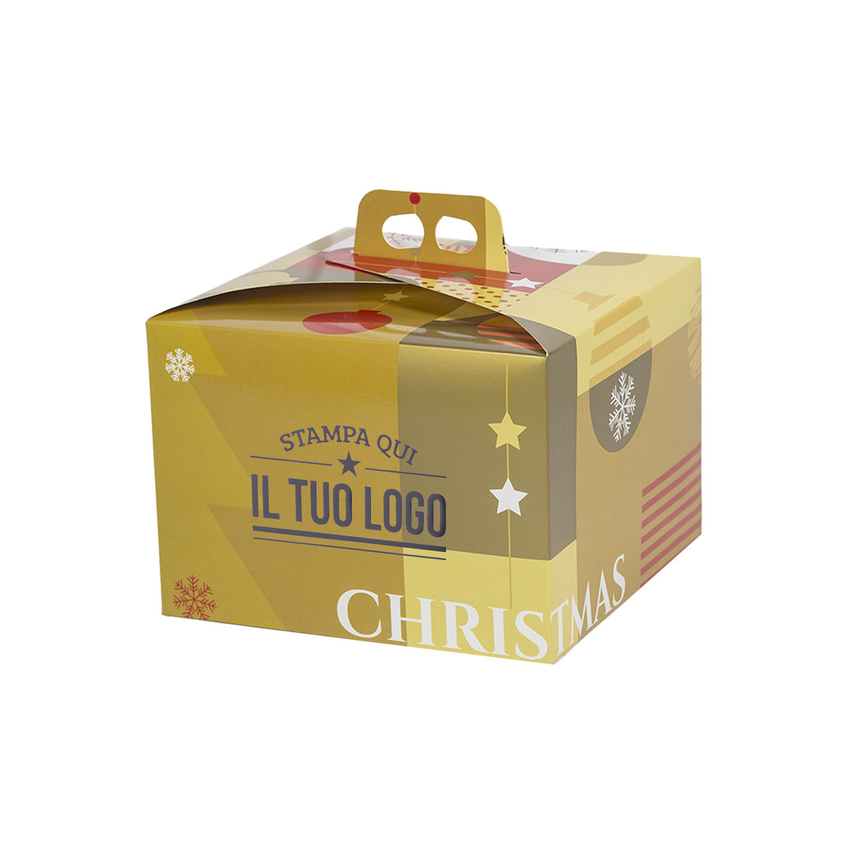 Scatole Panettone Merry Christmas Personalizzabili