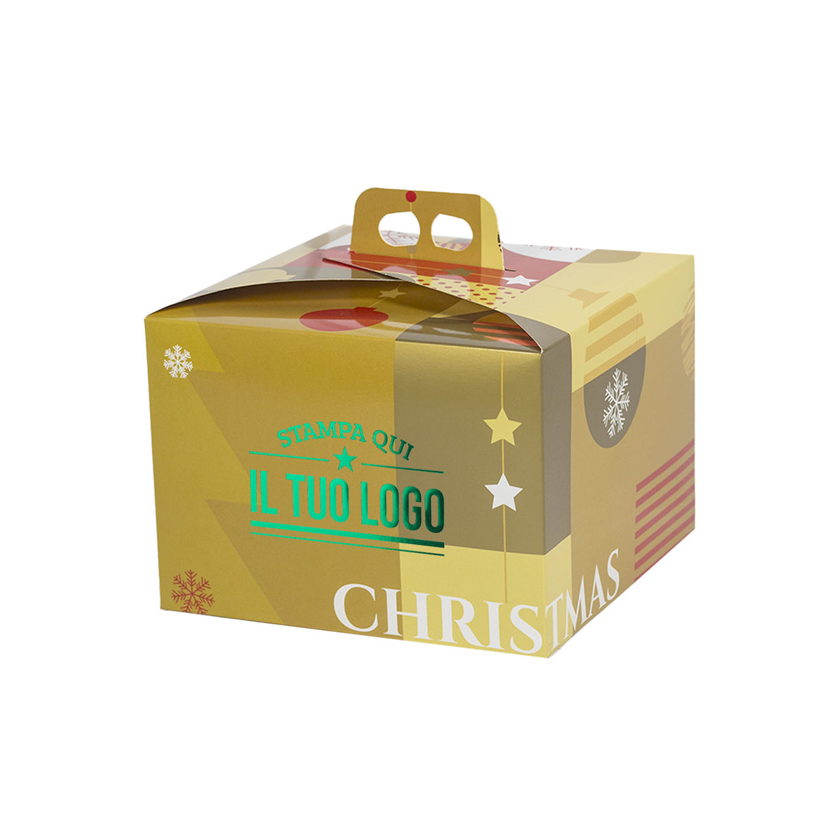 Scatole Panettone Merry Christmas Personalizzabili