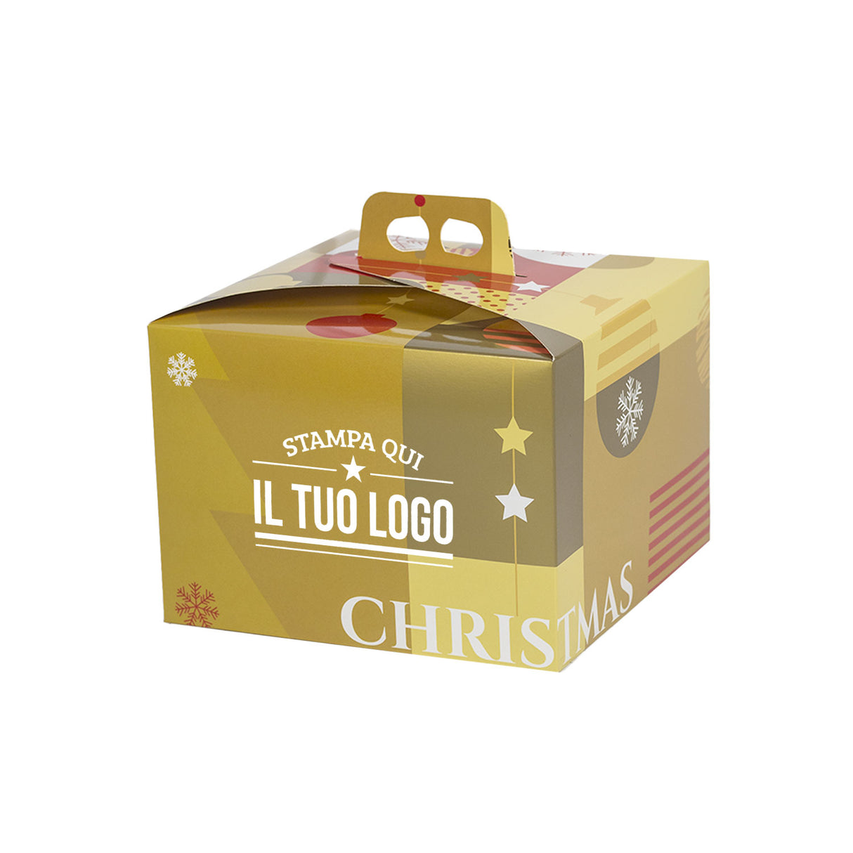 Scatole Panettone Merry Christmas Personalizzabili