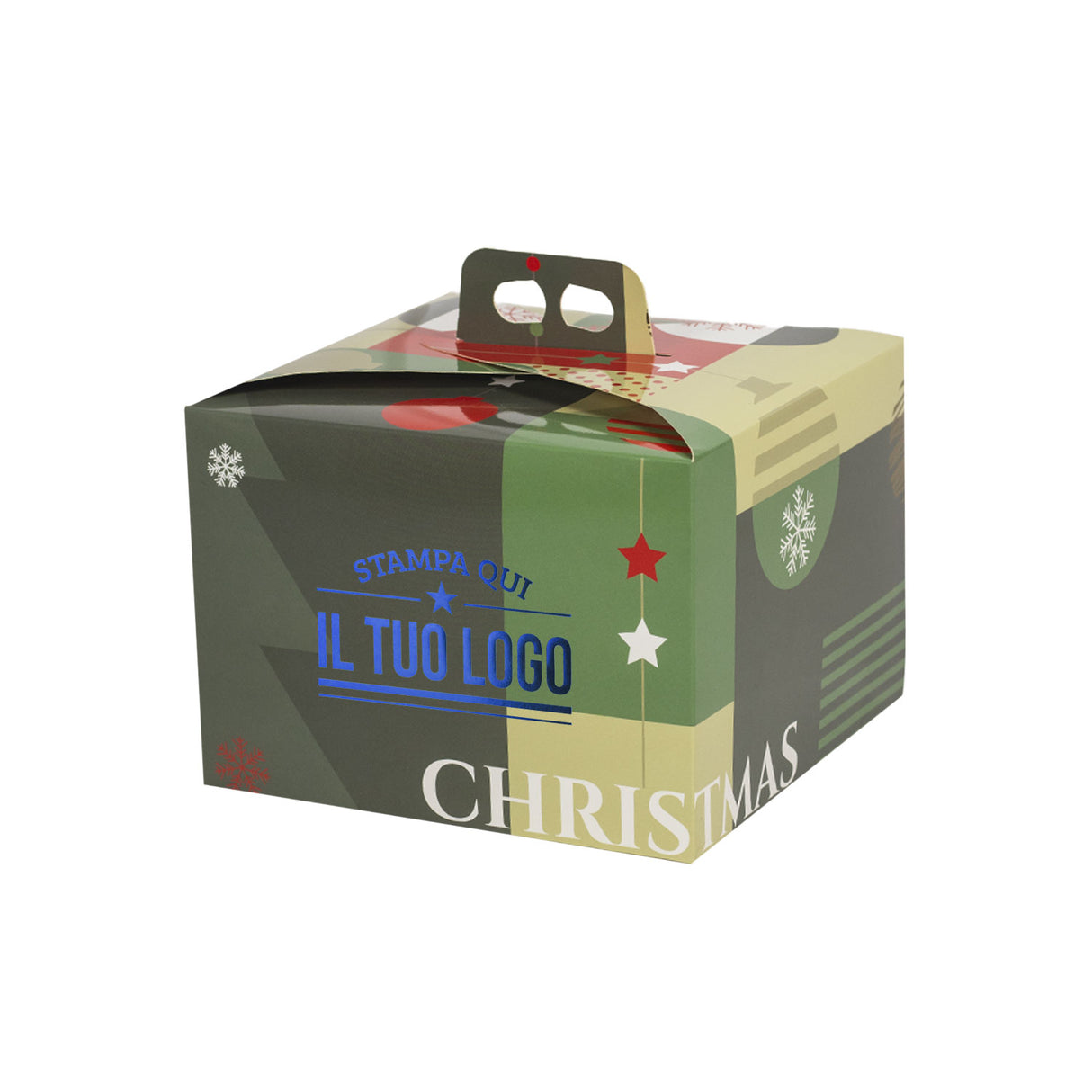 Scatole Panettone Merry Christmas Personalizzabili