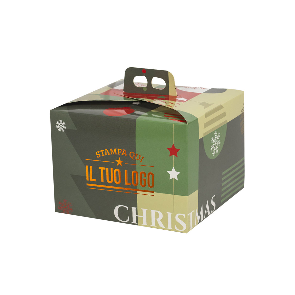 Scatole Panettone Merry Christmas Personalizzabili