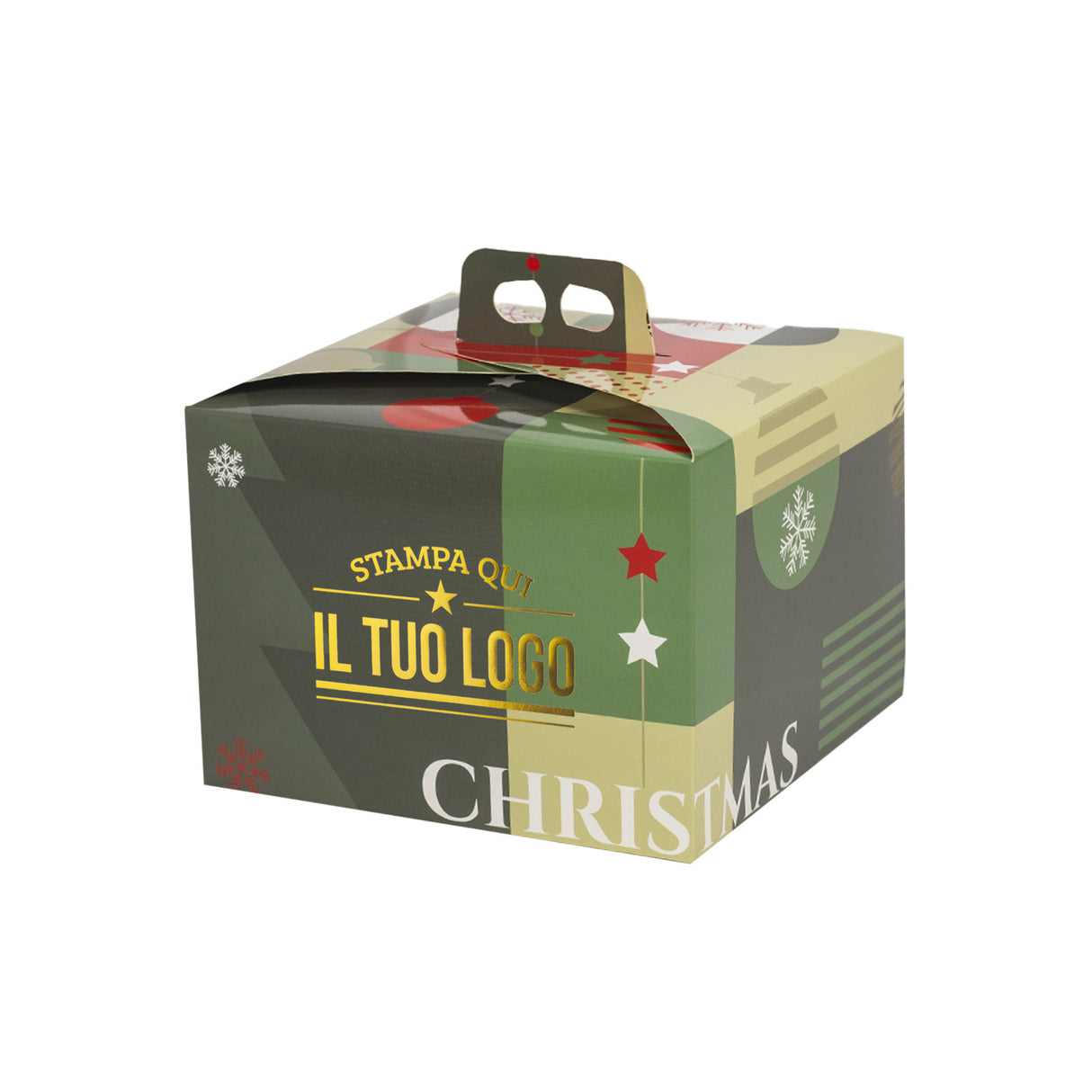 Scatole Panettone Merry Christmas Personalizzabili