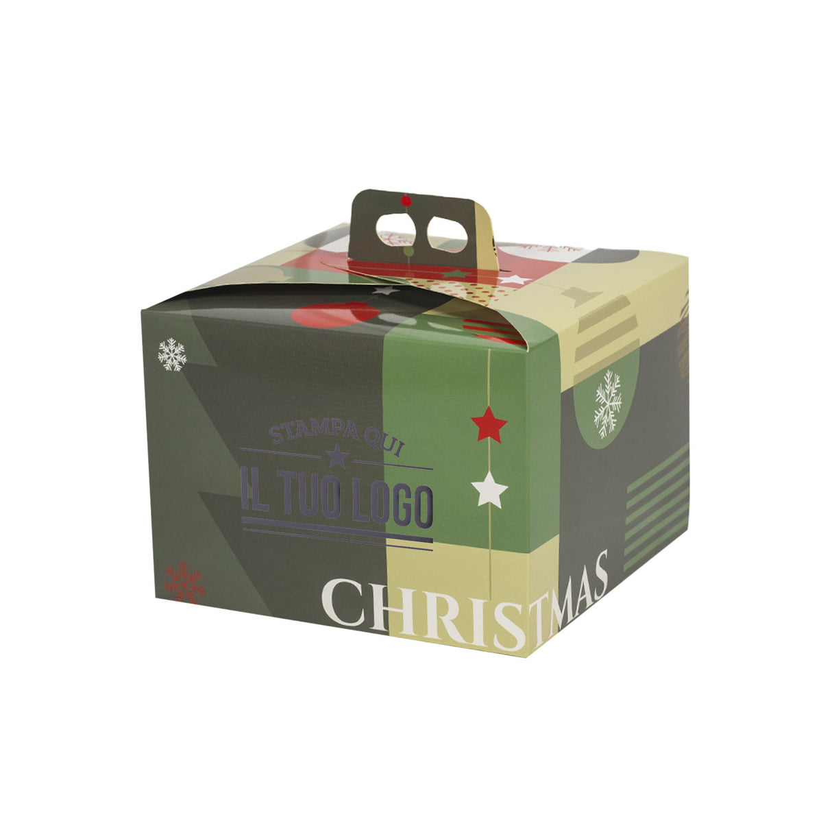 Scatole Panettone Merry Christmas Personalizzabili