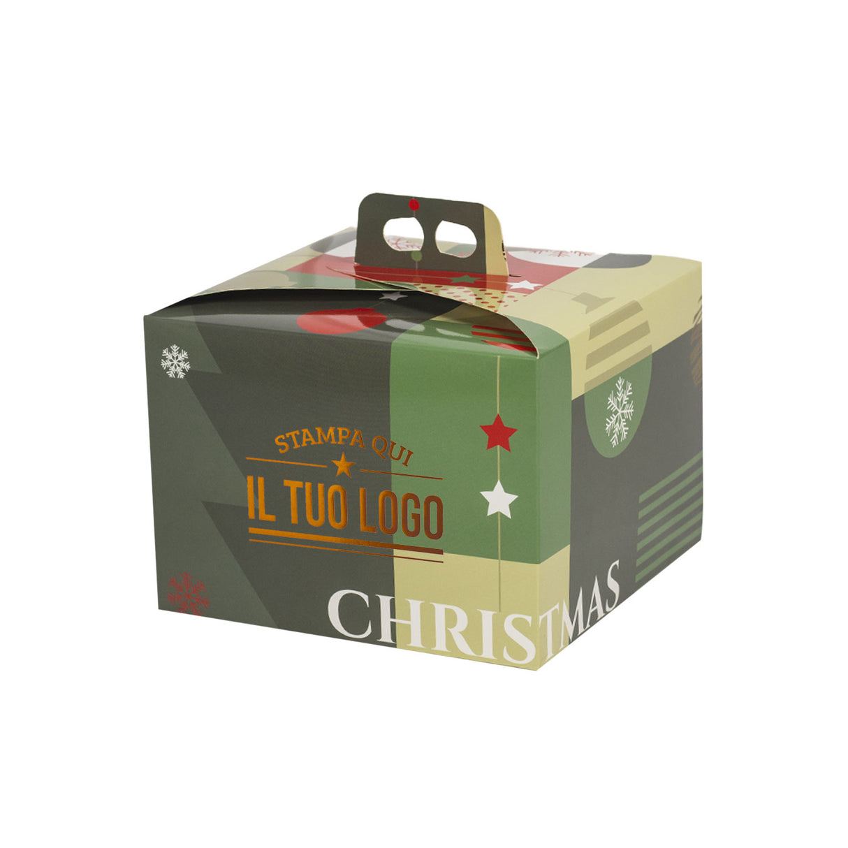 Scatole Panettone Merry Christmas Personalizzabili