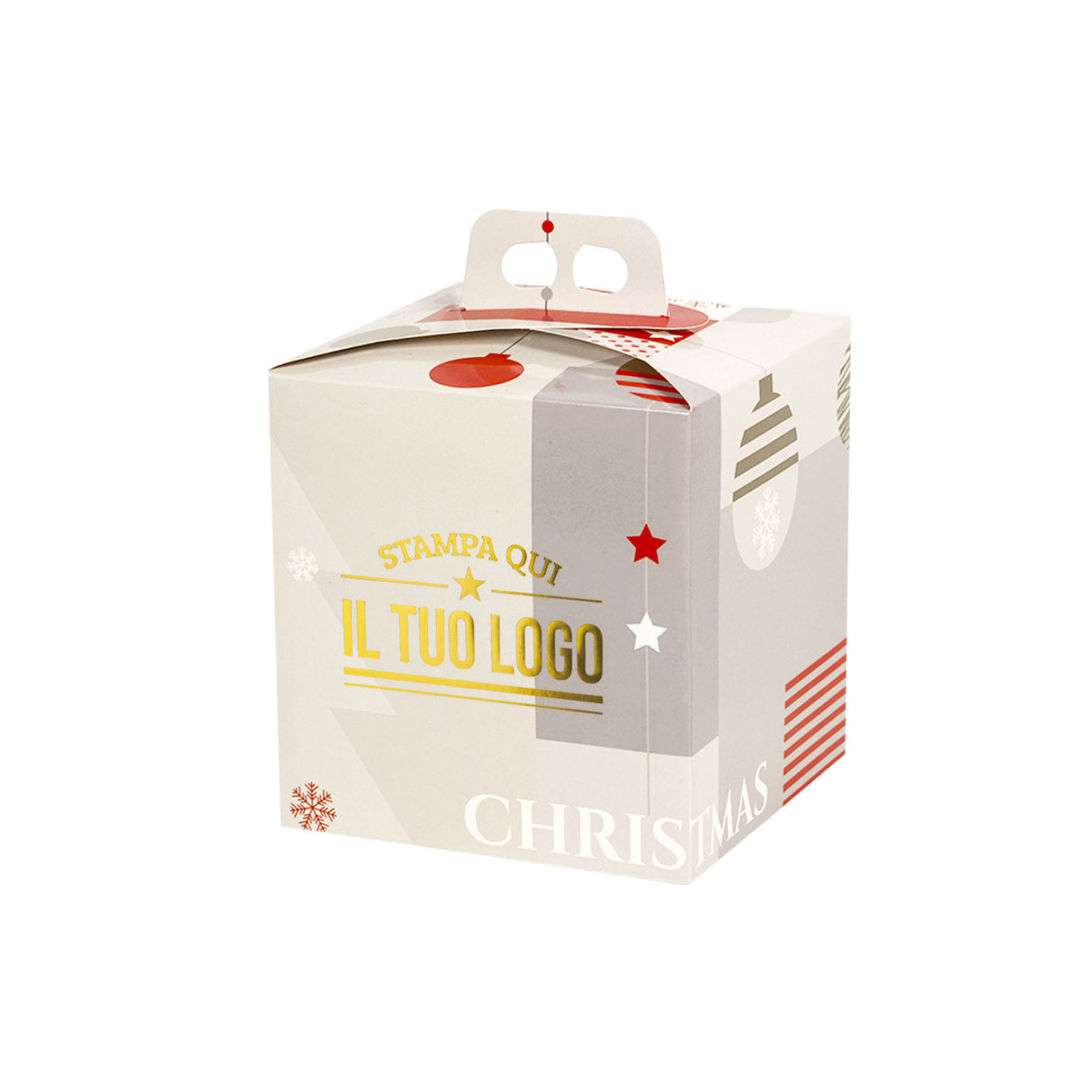 Scatole Panettone Merry Christmas Personalizzabili