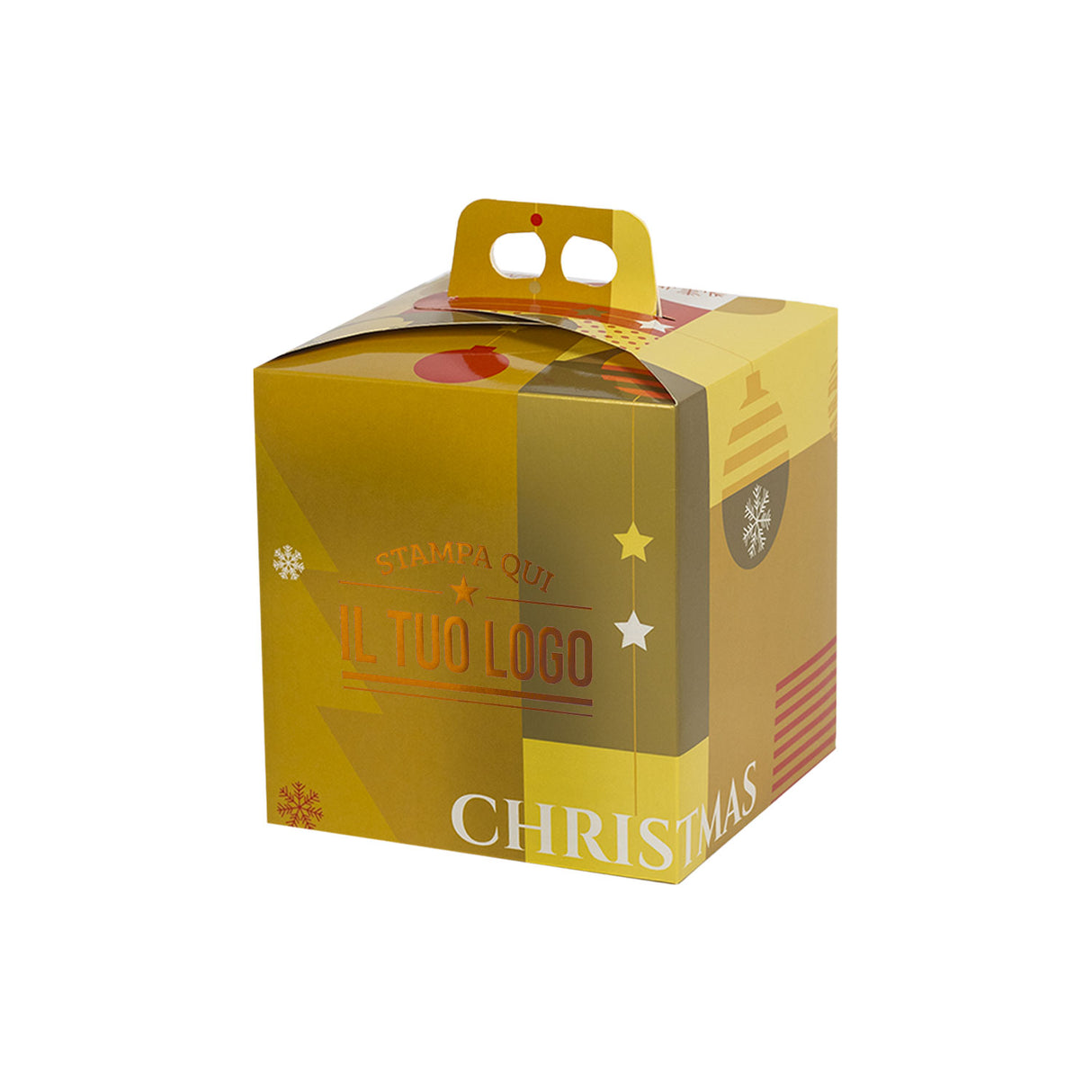 Scatole Panettone Merry Christmas Personalizzabili