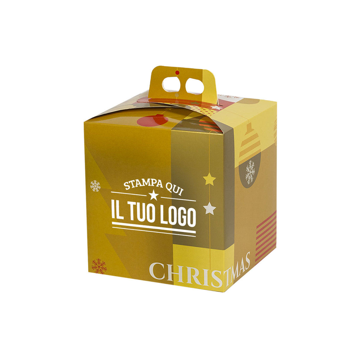 Scatole Panettone Merry Christmas Personalizzabili