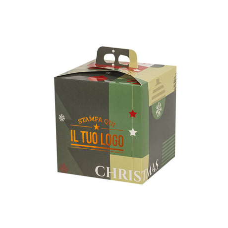Scatole Panettone Merry Christmas Personalizzabili