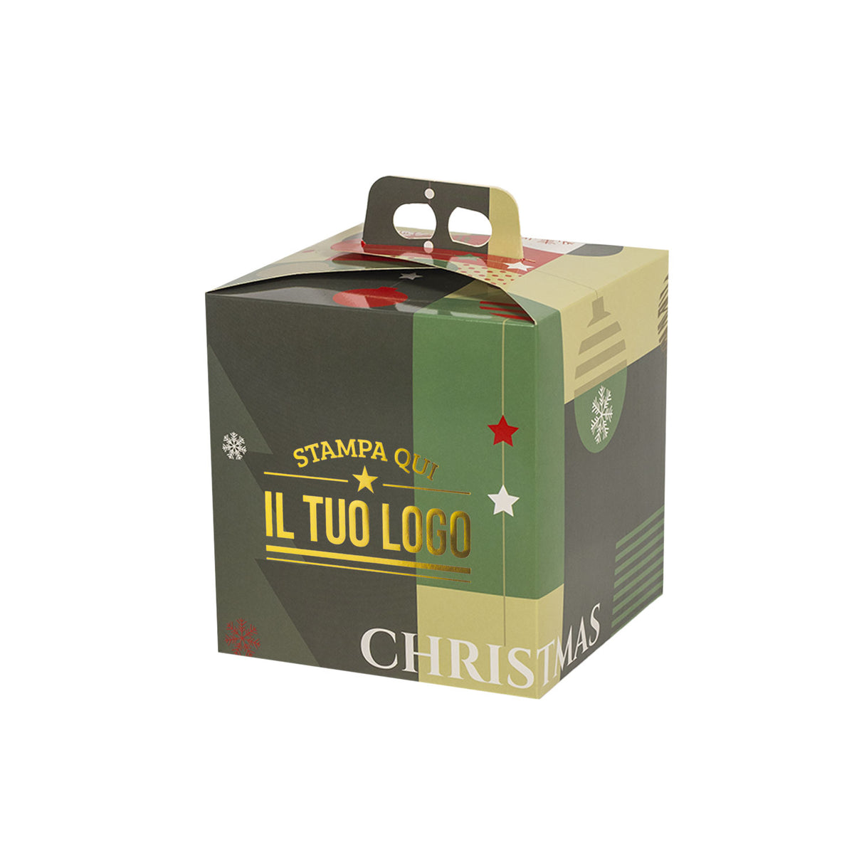 Scatole Panettone Merry Christmas Personalizzabili