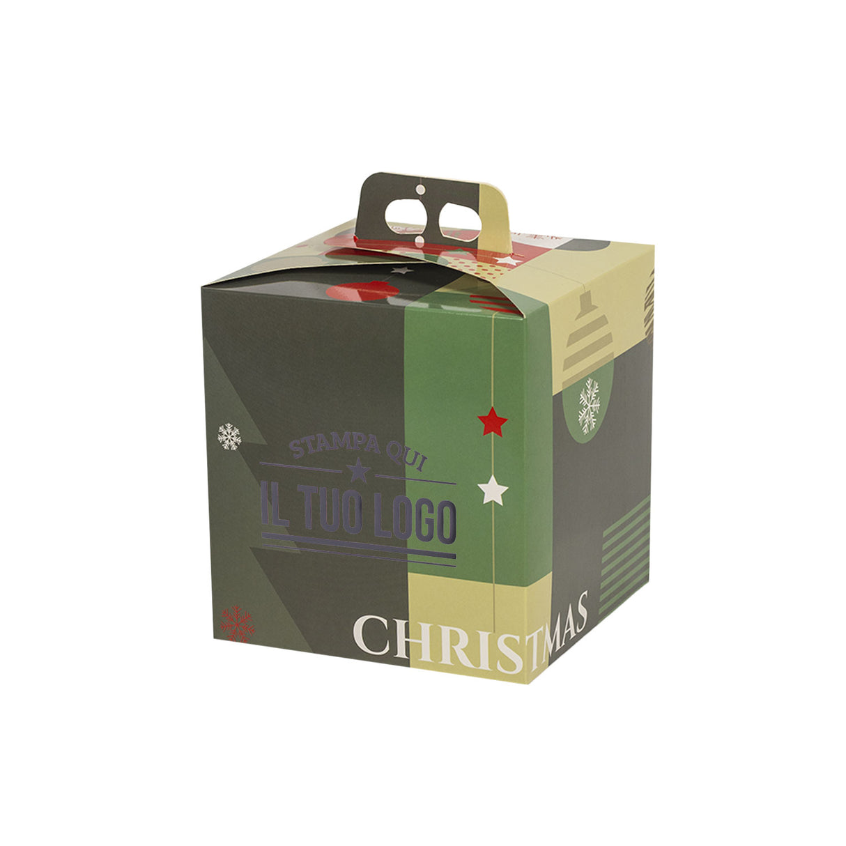 Scatole Panettone Merry Christmas Personalizzabili