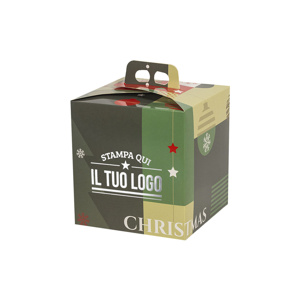Scatole Panettone Merry Christmas Personalizzabili