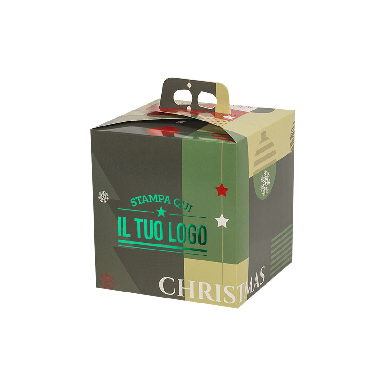 Scatole Panettone Merry Christmas Personalizzabili