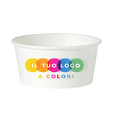 Coppette Gelato Carta Personalizzate a Colori